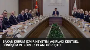 Bakan Kurum İzmir Heyetini Ağırladı Kentsel Dönüşüm ve Körfez Planı Görüştü