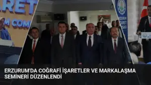 Erzurum’da Coğrafi İşaretler ve Markalaşma Semineri Düzenlendi