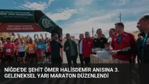 Niğde’de Şehit Ömer Halisdemir Anısına 3. Geleneksel Yarı Maraton Düzenlendi