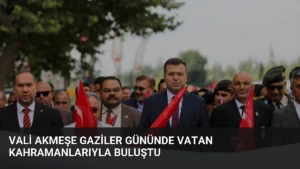 Vali Akmeşe Gaziler Gününde Vatan Kahramanlarıyla Buluştu